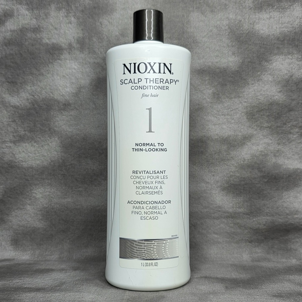 NIOXIN System 1 Scalp Therapy Conditioner, Normal to Thin-Looking Hair 33.8 oz
